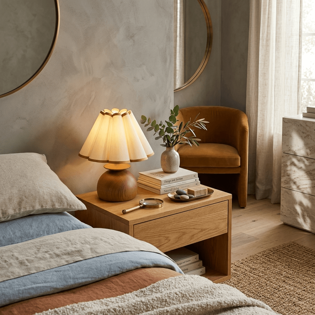 Anouk Wooden Table Lamp