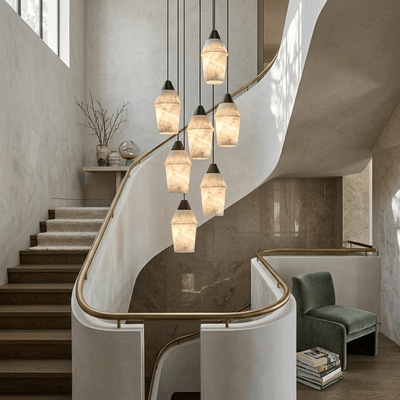 Cyranne Alabaster Cluster Chandelier