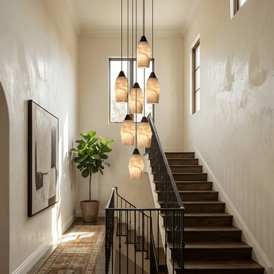 Pavilion Alabaster Cluster Chandelier