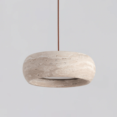 Briarwick Donut Travertine Pendant Light