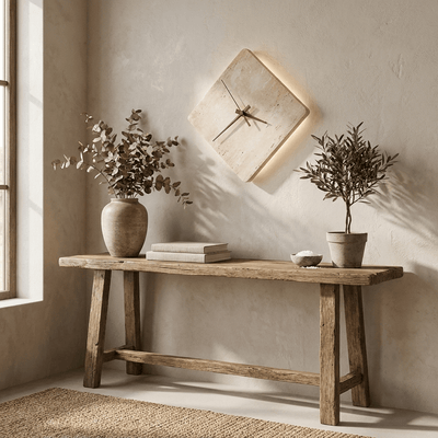 Compass Travertine Sconce
