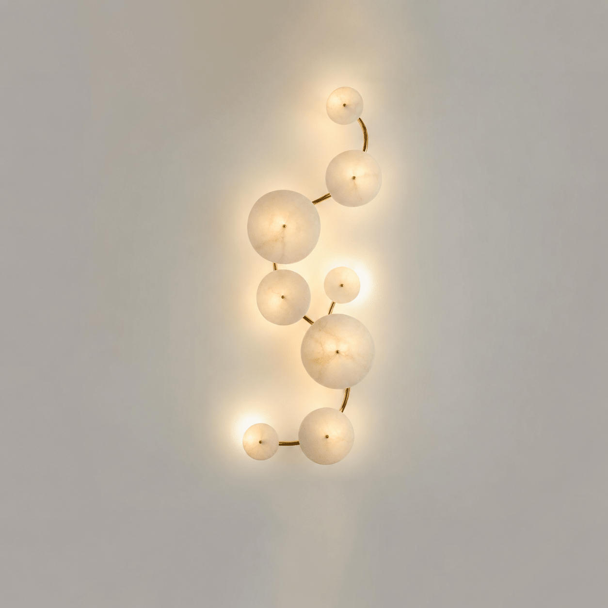 Cluster Alabaster Sconce