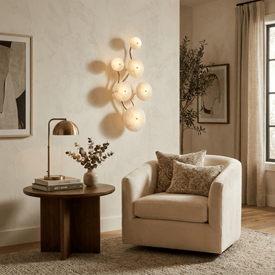 Cluster Alabaster Sconce