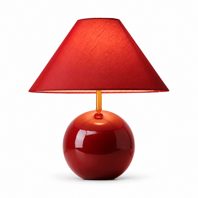Rubienne Red Ceramic Table Lamp