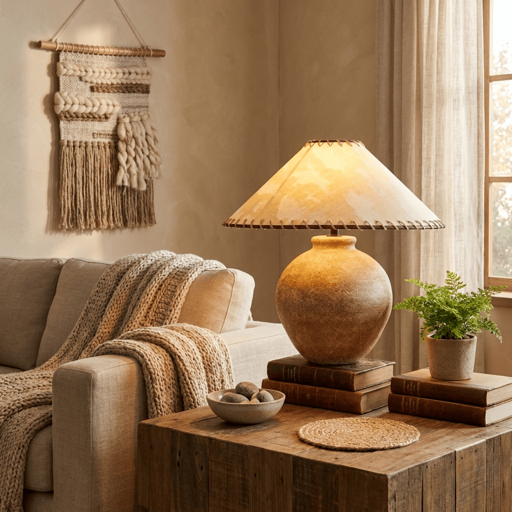 Rivuaya Terracotta Table Lamp