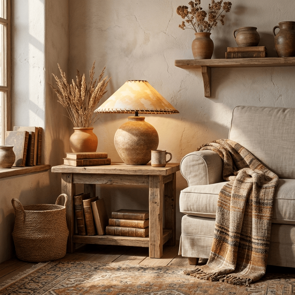 Rivuaya Terracotta Table Lamp
