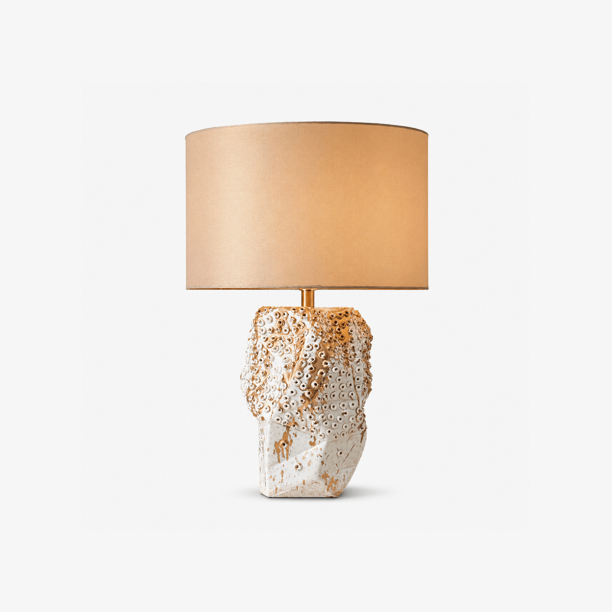 Ostreya Coral-Texture Ceramic Table Lamp