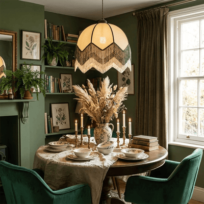 Liorenne Fringe Dome Pendant Light