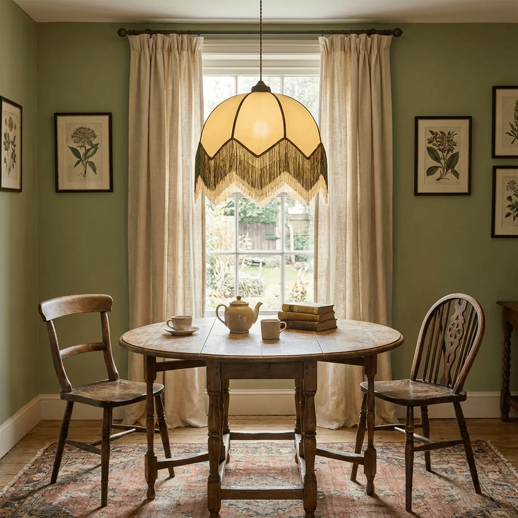 Liorenne Fringe Dome Pendant Light