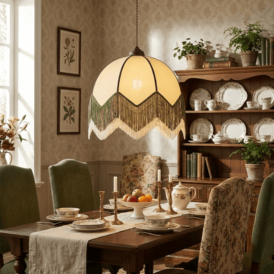 Liorenne Fringe Dome Pendant Light