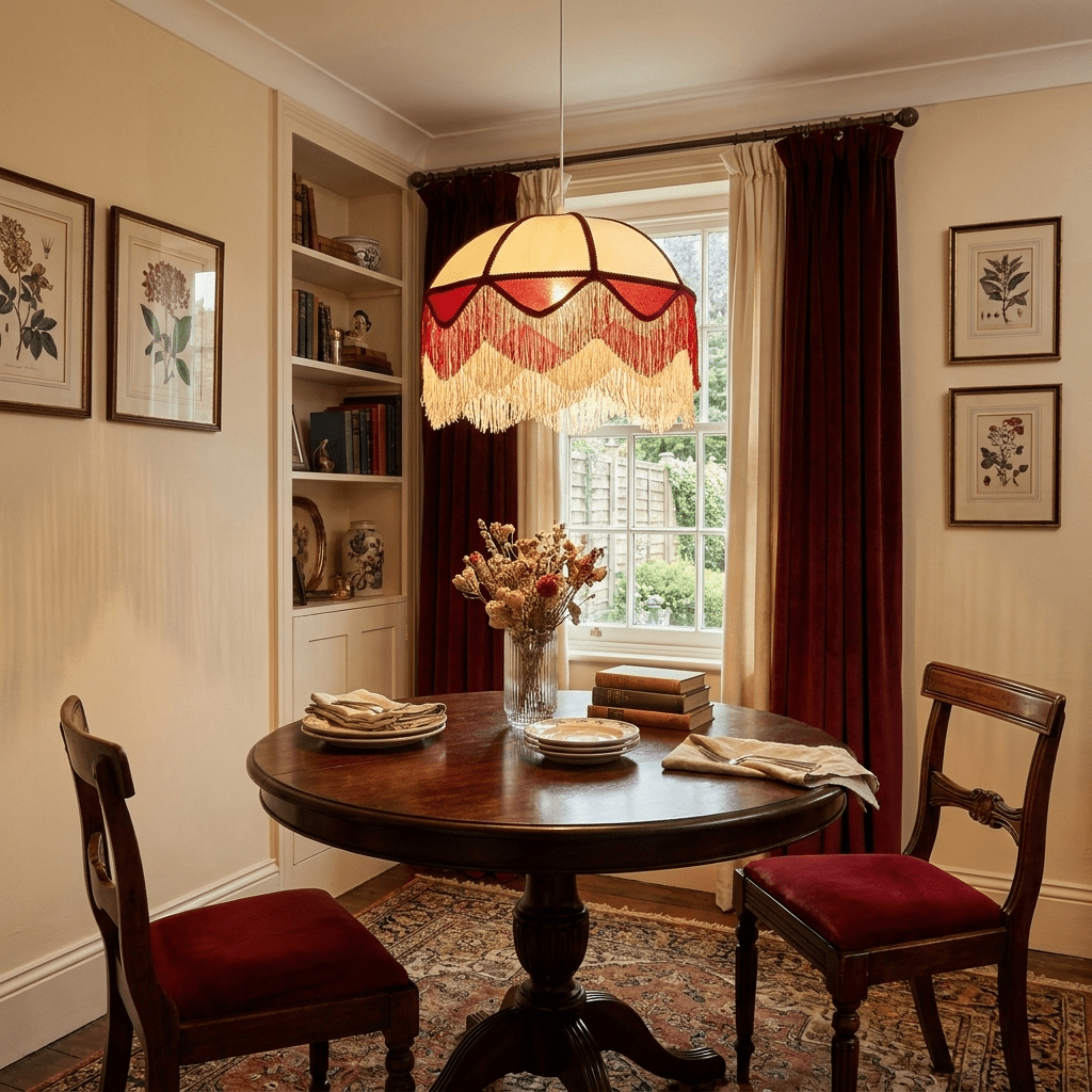 Velloria Fringe Dome Pendant Light