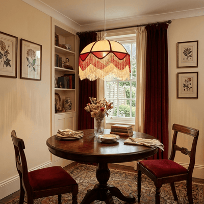 Velloria Fringe Dome Pendant Light