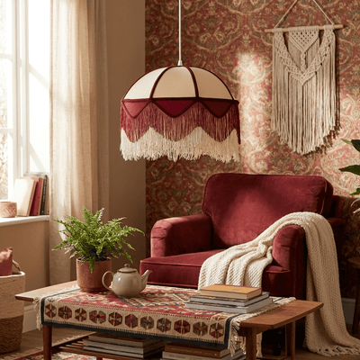 Velloria Fringe Dome Pendant Light