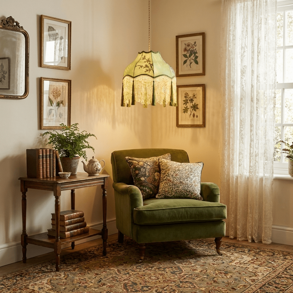 Aveniaya Beaded Fringe Pendant Light