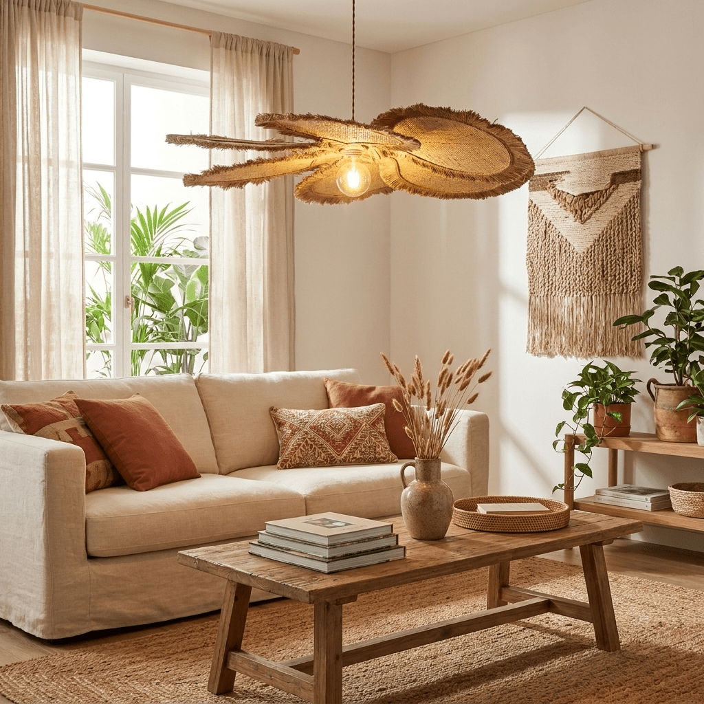 Sfrangia Raffia Pendant Lamp