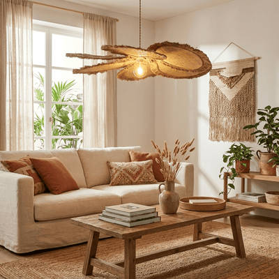 Sfrangia Raffia Pendant Lamp
