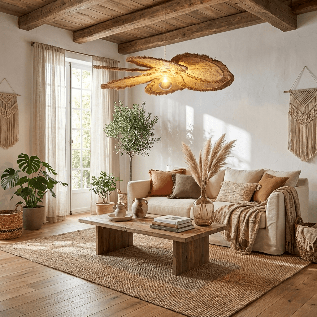 Sfrangia Raffia Pendant Lamp