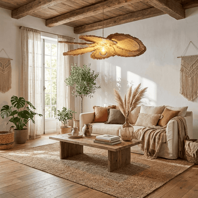 Sfrangia Raffia Pendant Lamp