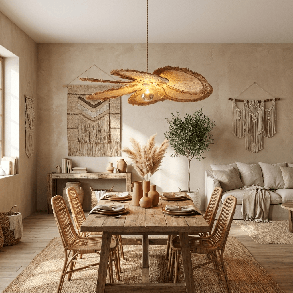 Sfrangia Raffia Pendant Lamp