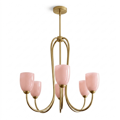 Roseliane Gold Chandelier