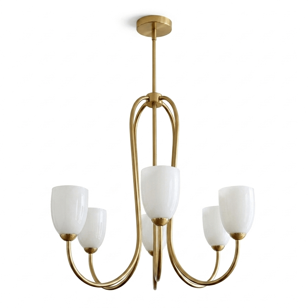 Roseliane Gold Chandelier
