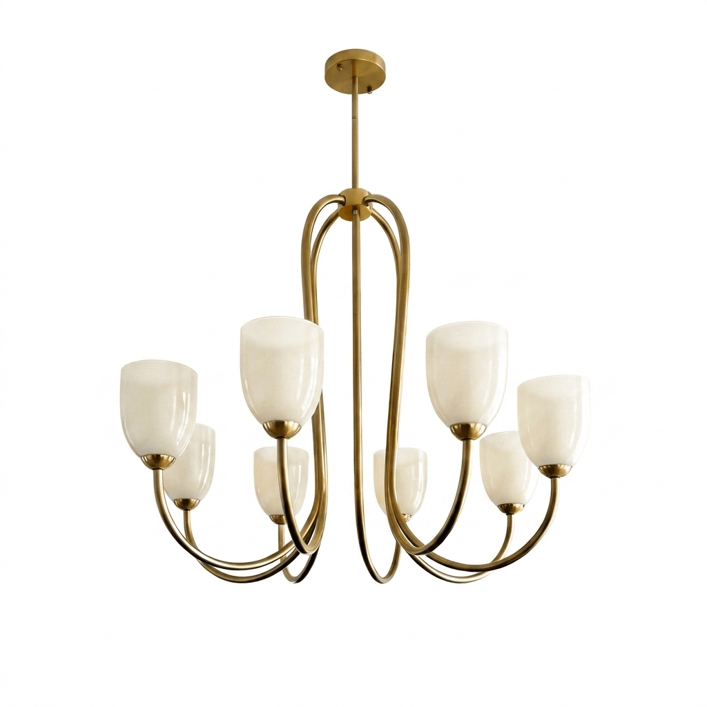 Roseliane Gold Chandelier