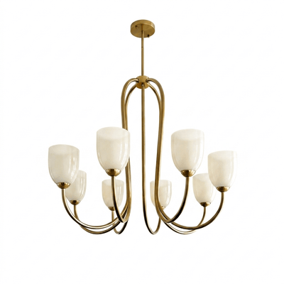 Roseliane Gold Chandelier