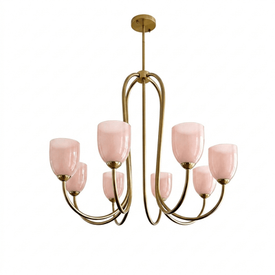 Roseliane Gold Chandelier