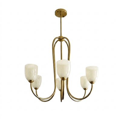 Roseliane Gold Chandelier