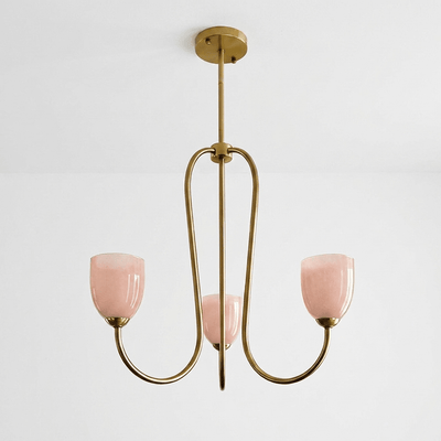 Roseliane Gold Chandelier