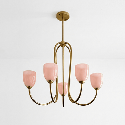 Roseliane Gold Chandelier