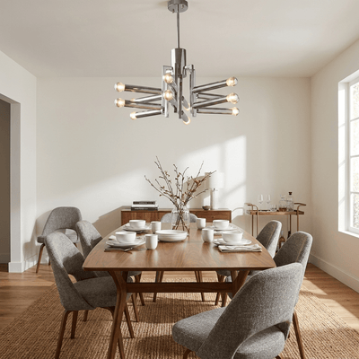 Silvienne Chrome Chandelier