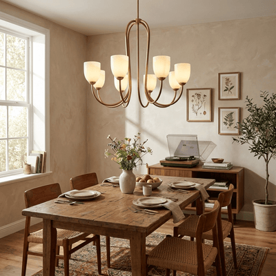 Roseliane Gold Chandelier