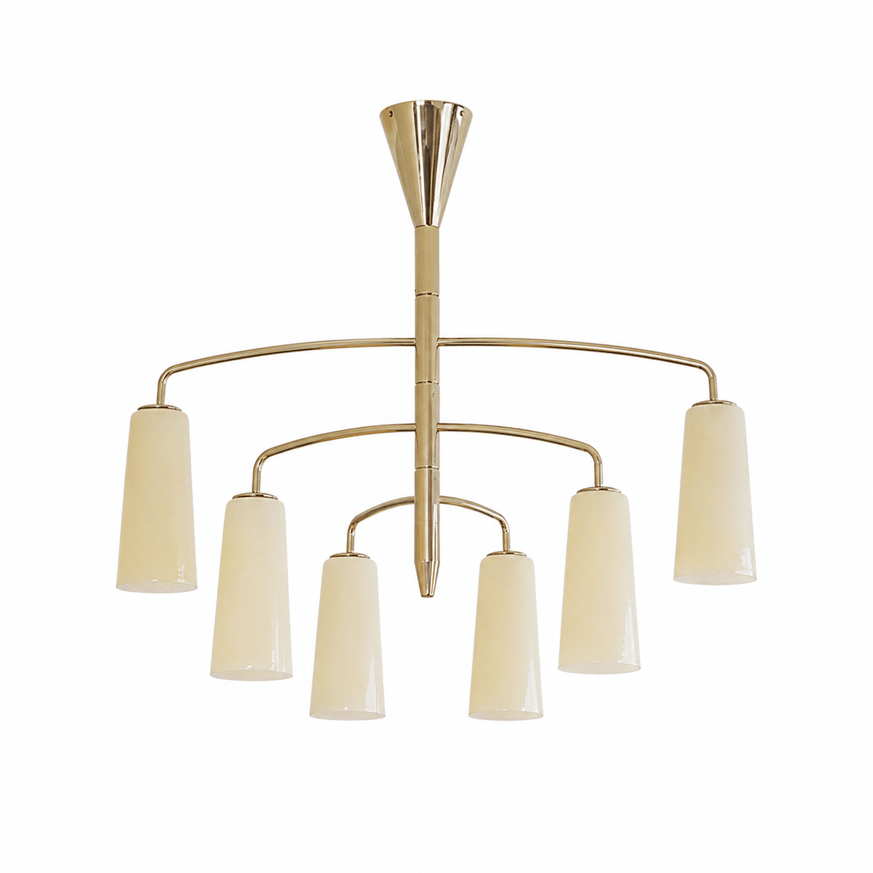 Spiral Tiered Chandelier