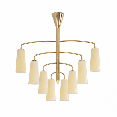 Spiral Tiered Chandelier