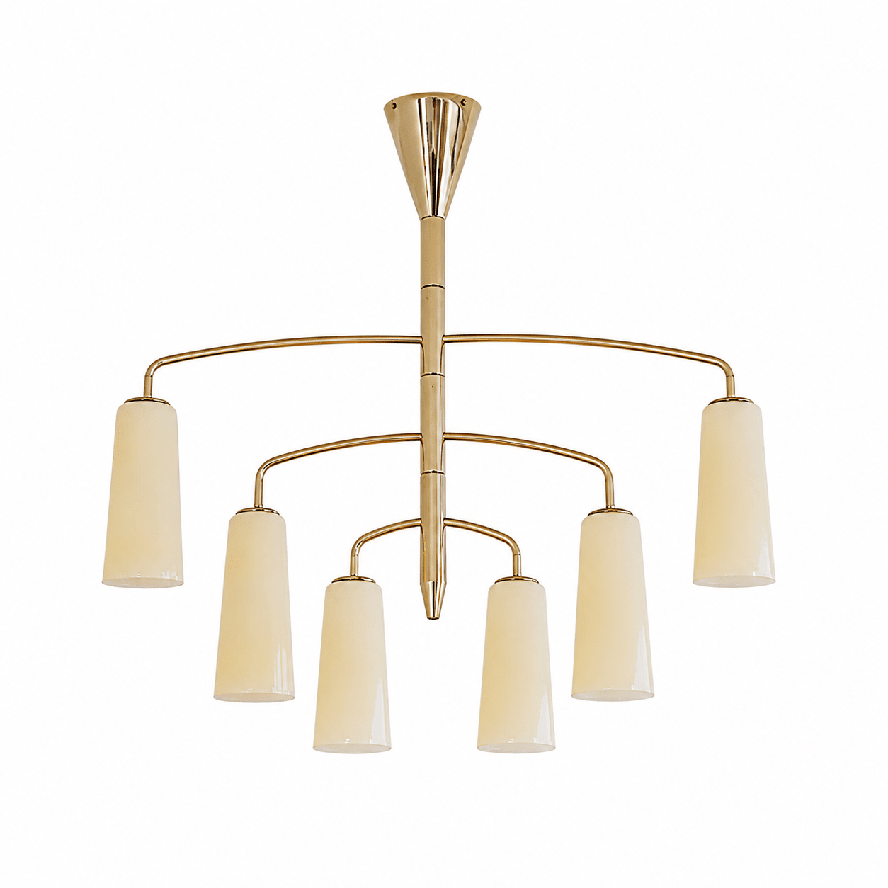 Spiral Tiered Chandelier
