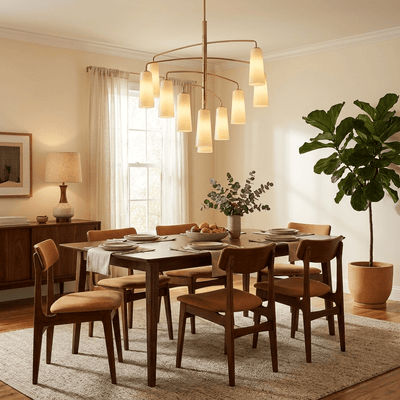 Spiral Tiered Chandelier