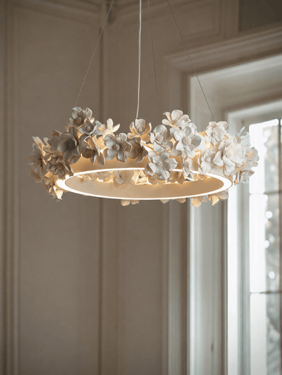 Floral Wreath Chandelier