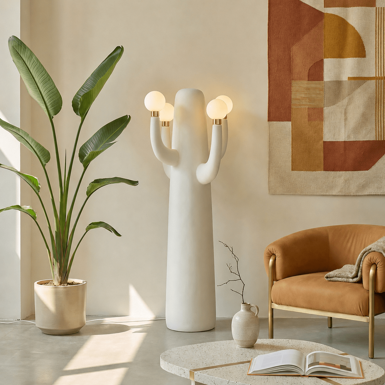 Solenna Art Cactus Floor Lamp