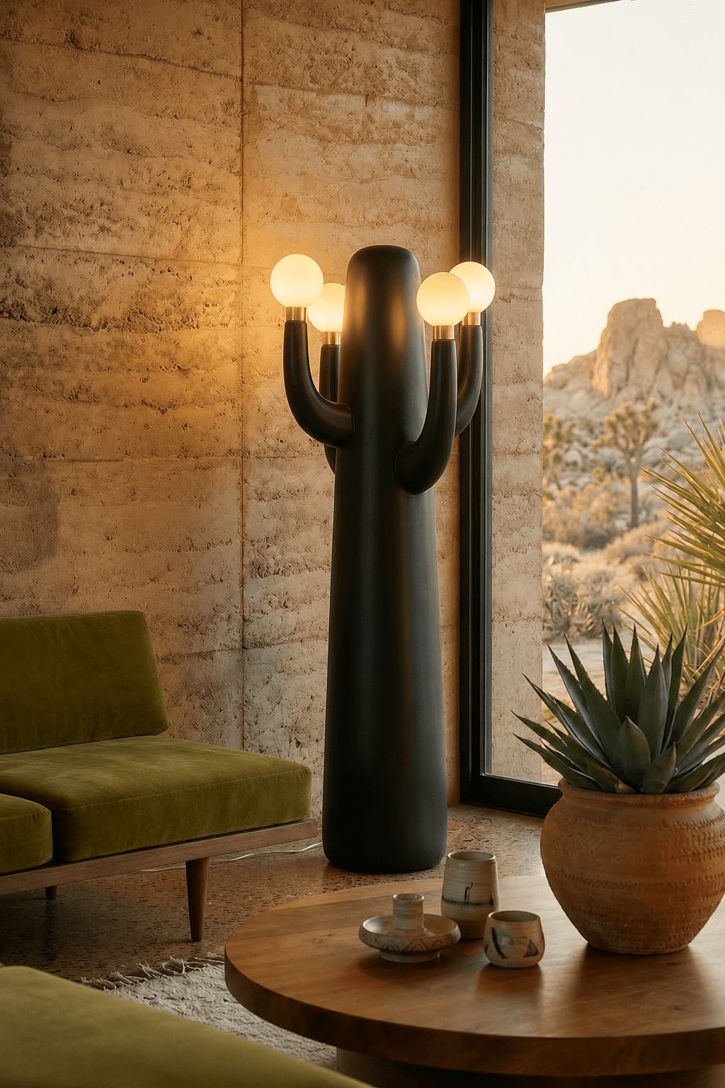 Solenna Art Cactus Floor Lamp
