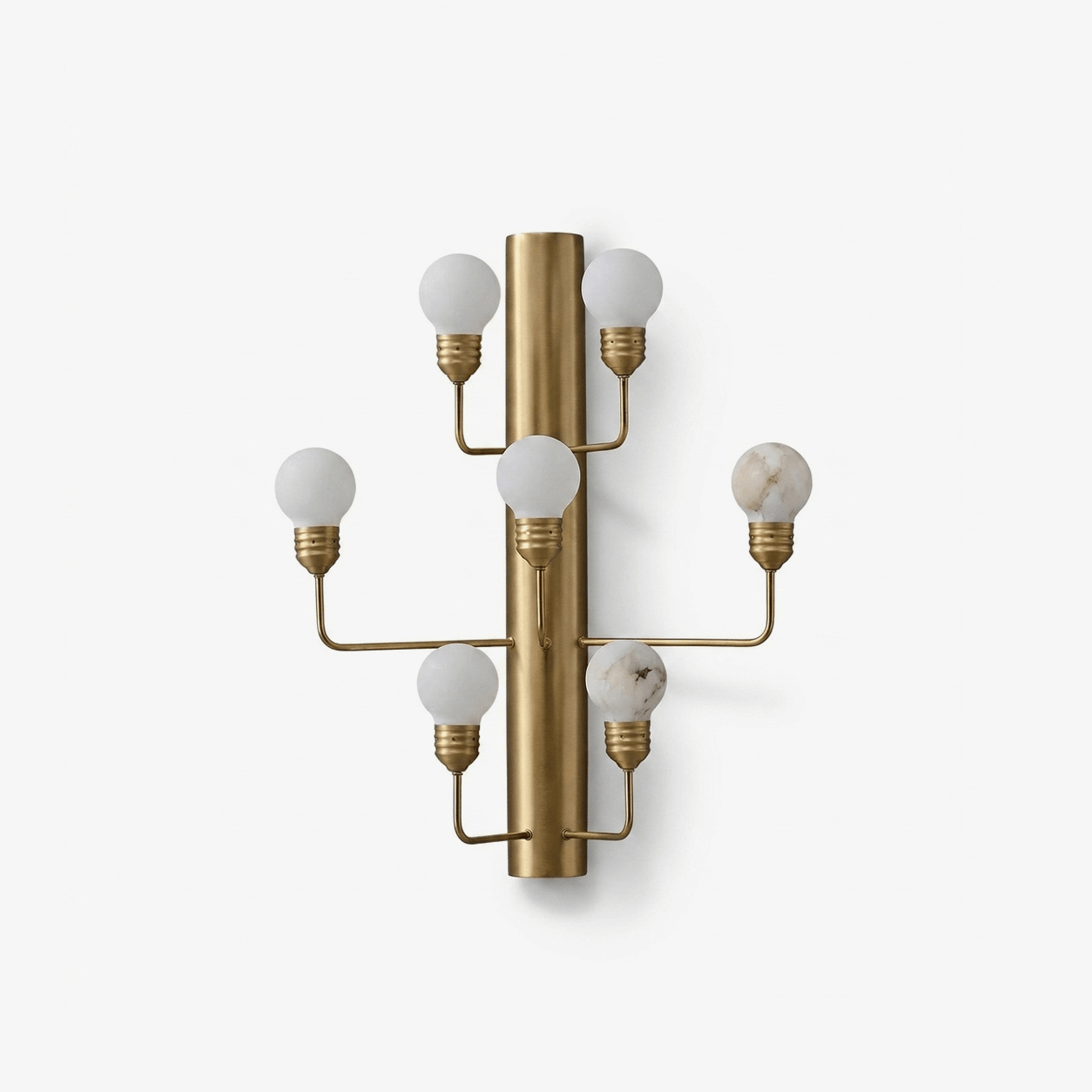 Albelina Alabaster Globe Wall Sconce