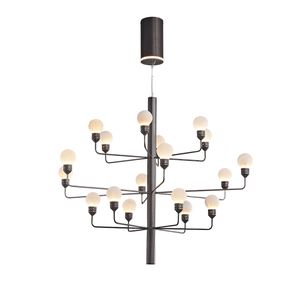 Alberaine Tiered Alabaster Globe Chandelier