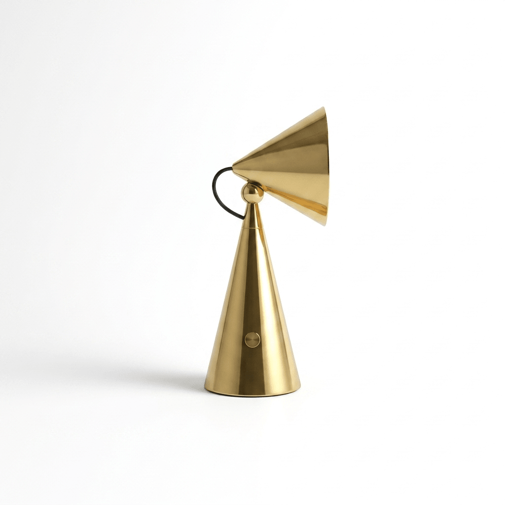 Rechargeable Cone Table Lamp