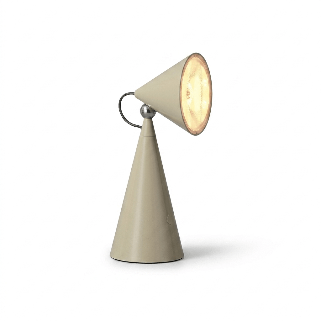 Rechargeable Cone Table Lamp