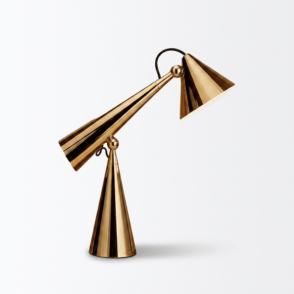 Articulated Cone Table Lamp