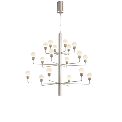 Alberaine Tiered Alabaster Globe Chandelier