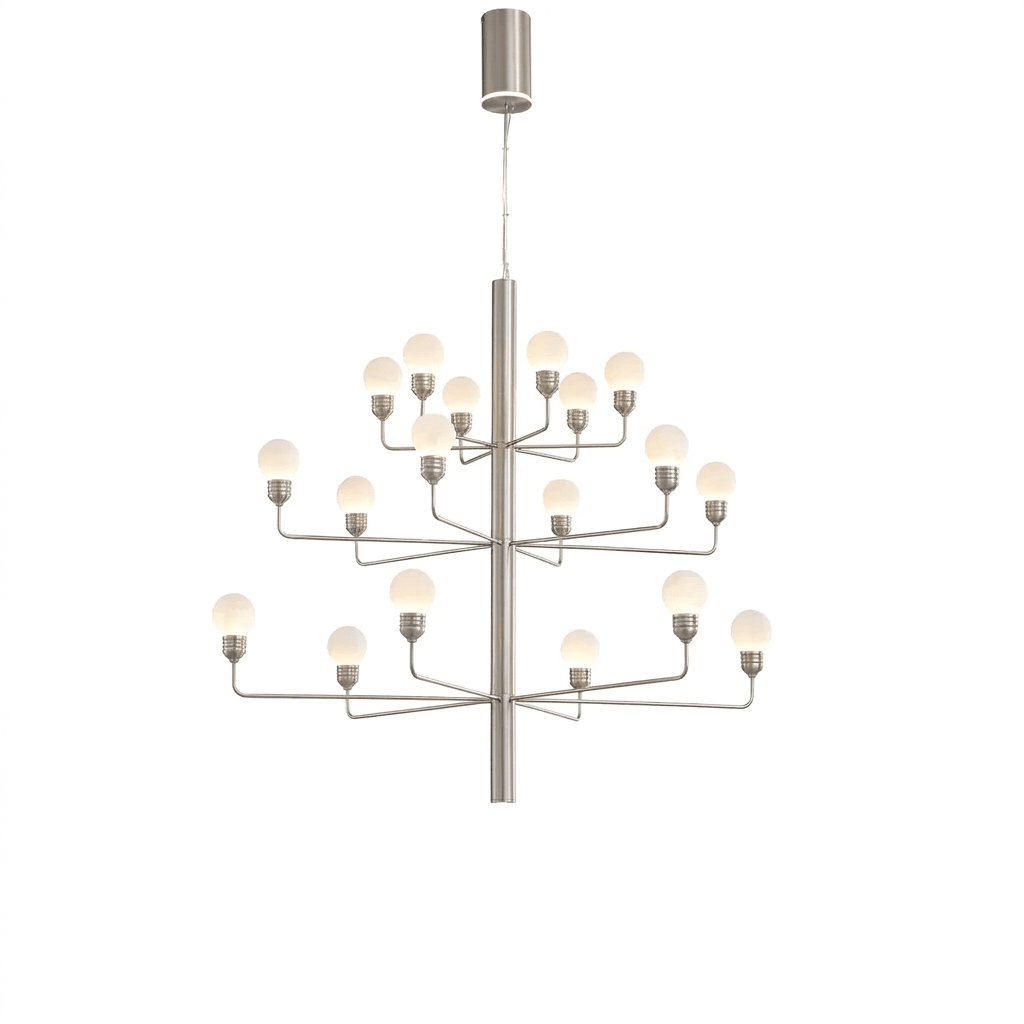 Alberaine Tiered Alabaster Globe Chandelier