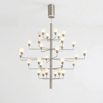 Alberaine Tiered Alabaster Globe Chandelier