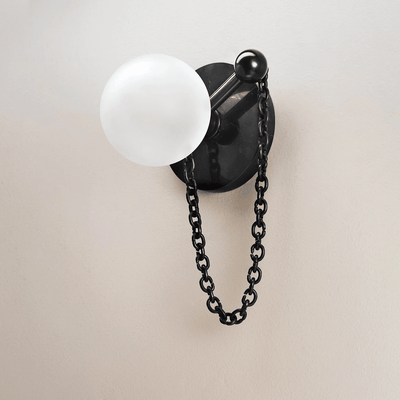Petelise Marble Globe Wall Sconce