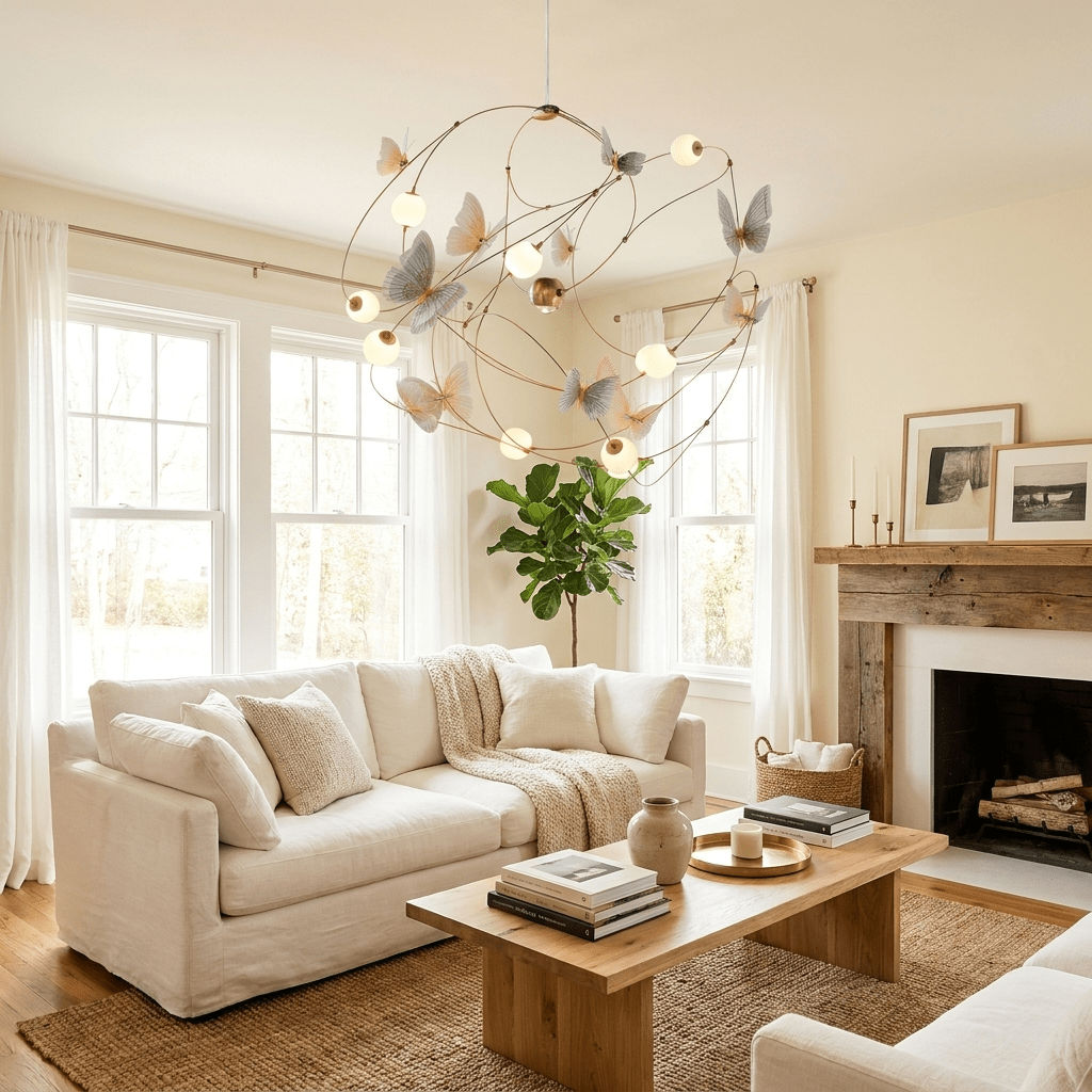 Calenira Orbit Butterfly Chandelier